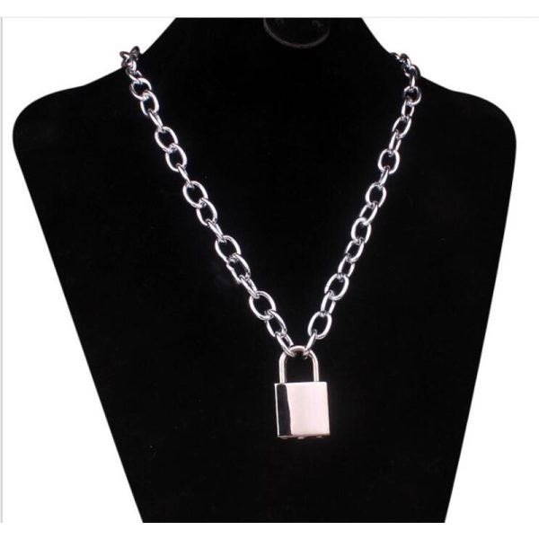 ⁦Men And Women Fashion Accessories Chain Padlock⁩ - الصورة ⁦7⁩