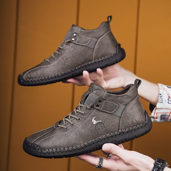 ⁦Fashion Men Sneakers Velcro Flats Shoes High Quality⁩ - الصورة ⁦10⁩