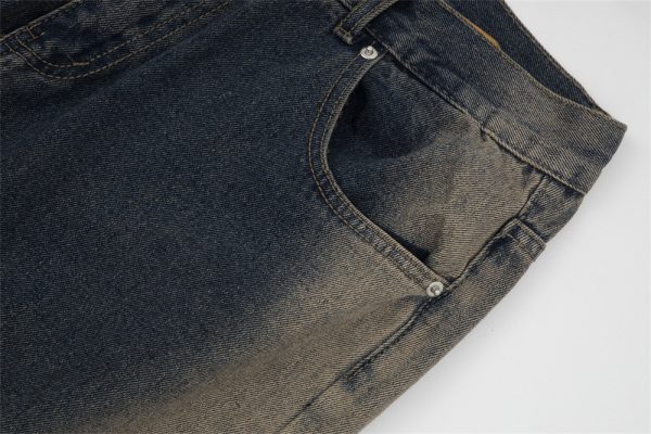⁦Fashion Inkjet Zipper Jeans For Men⁩ - الصورة ⁦7⁩