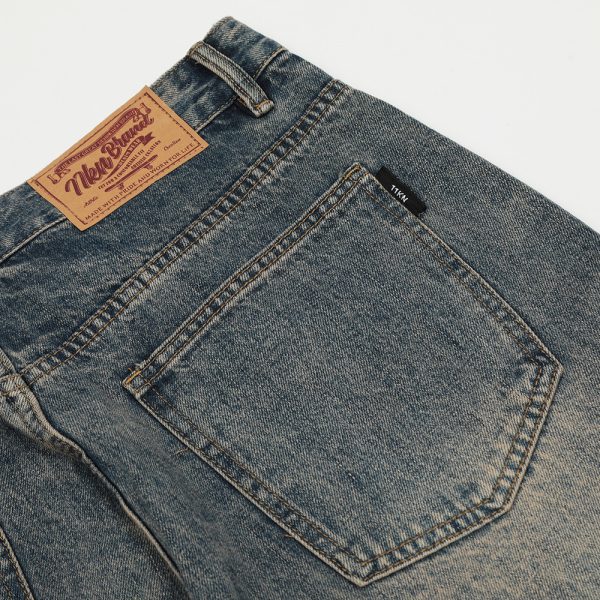 ⁦Fashion Personality Worn Jeans Men⁩ - الصورة ⁦4⁩