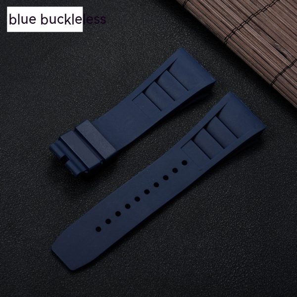 ⁦Silicone Strap Replacement Silicone Watchband Accessories Men Watch Band⁩ - الصورة ⁦3⁩