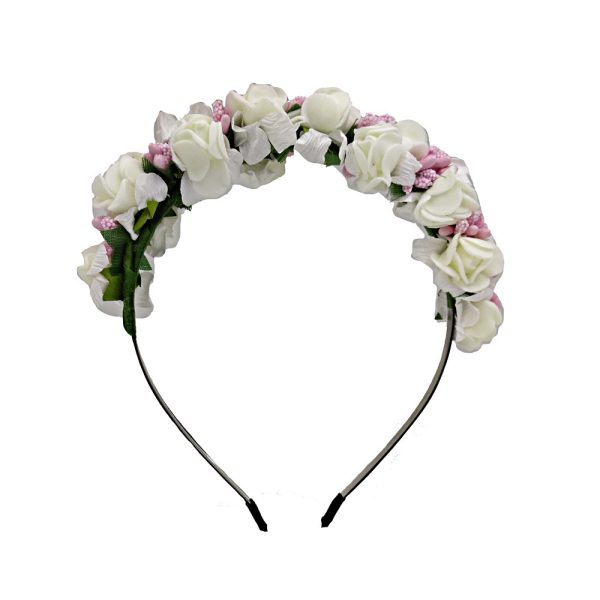 ⁦Bridal Headband, Wreath, Headdress, Wedding Accessories, Headband⁩ - الصورة ⁦3⁩