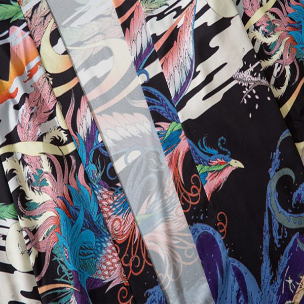 ⁦Sleeve Loose Button-Up Shirts For Men And Women⁩ - الصورة ⁦4⁩