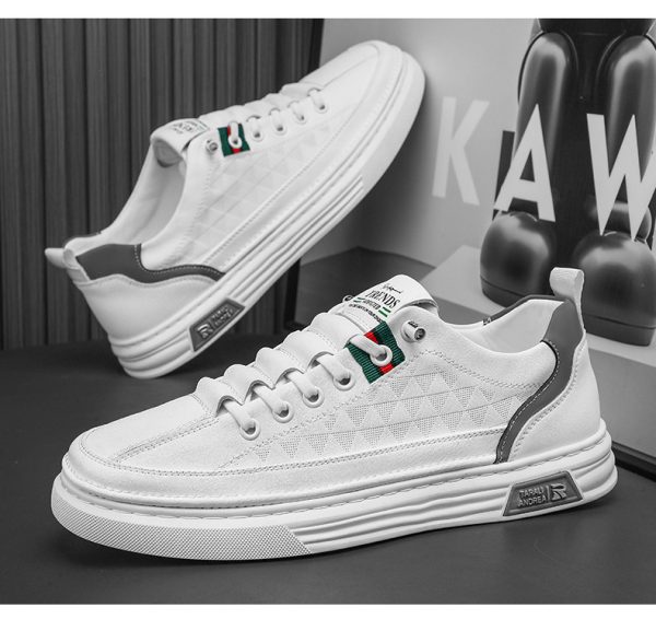 ⁦Men's Breathable Soft Soled Flats Leather Shoes⁩ - الصورة ⁦8⁩