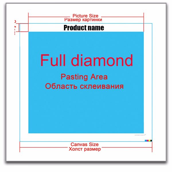 ⁦Unfinished Rhinestone Home Decor⁩ - الصورة ⁦3⁩