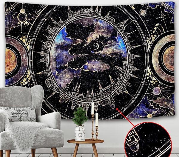 ⁦Tapestry Home Decor Bedroom Decor Background Cloth⁩ - الصورة ⁦2⁩