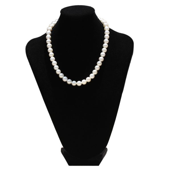⁦Simple Cross 8-10mm Pearl Necklace Trendy Accessories For Men And Women⁩ - الصورة ⁦6⁩