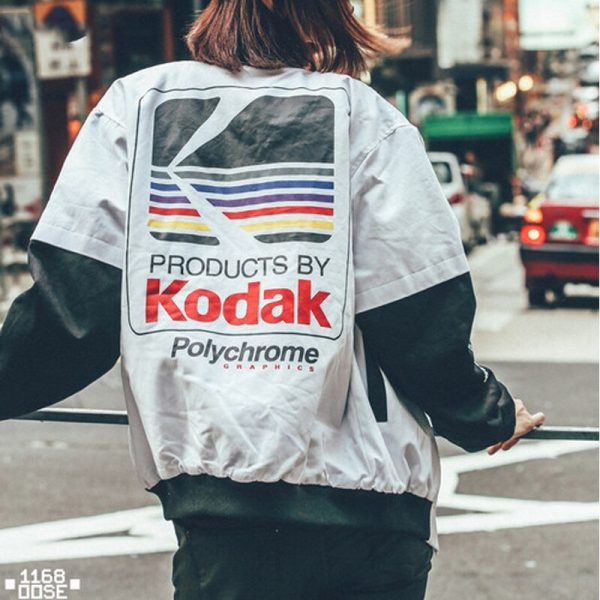 ⁦Hip Hop Style Jacket Men Women Streetwear Print Baseball Jackets⁩ - الصورة ⁦3⁩