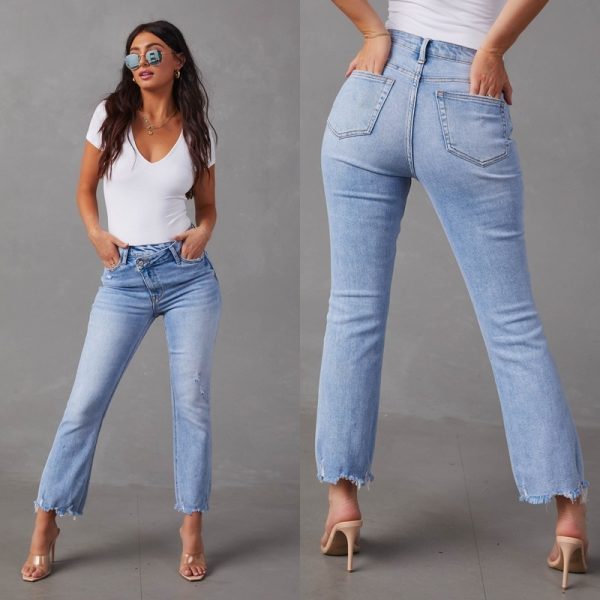 ⁦Fashion Wash Jeans For Women⁩ - الصورة ⁦2⁩