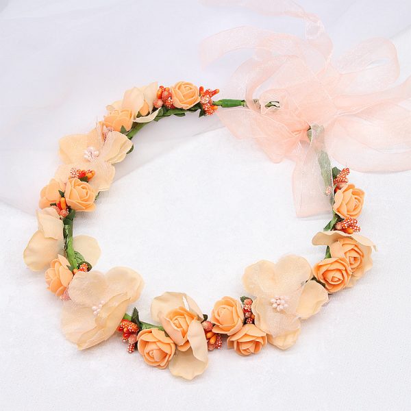 ⁦Artificial Wreath Photo Bridal Hair Accessories⁩ - الصورة ⁦3⁩