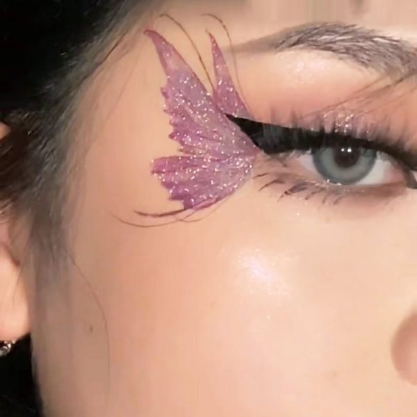 ⁦Butterfly Wing Tattoo Stickers And Accessories⁩ - الصورة ⁦2⁩