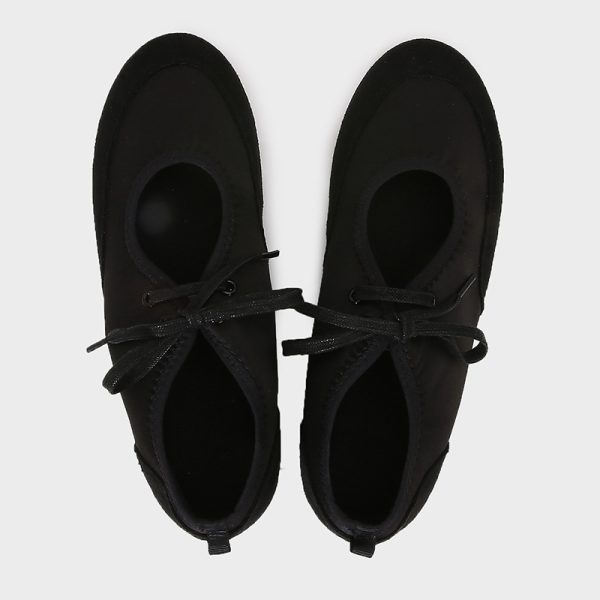 ⁦Satin Fashion Low-cut Ballet Flats Lace Up⁩ - الصورة ⁦4⁩