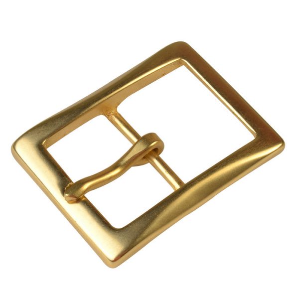 ⁦Casual Men Solid Brass Belt Buckle Accessories⁩ - الصورة ⁦3⁩