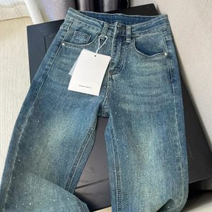 Women's Retro Blue Skinny Jeans