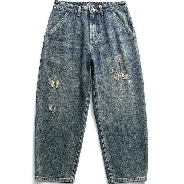 ⁦Fashion Retro Loose Harem Jeans Men⁩ - الصورة ⁦2⁩