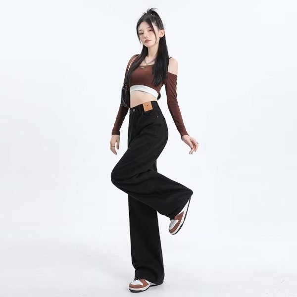 ⁦Fashion American Straight Jeans For Women⁩ - الصورة ⁦4⁩