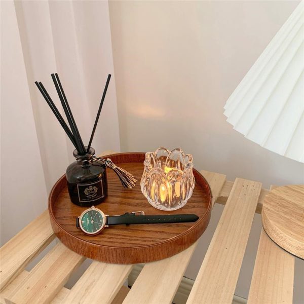 ⁦Tulip Candle Holder Home Decor Ornament⁩ - الصورة ⁦2⁩