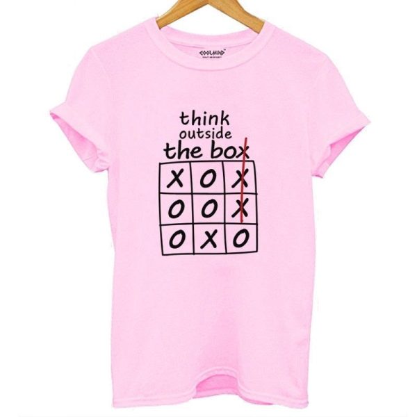 ⁦Think Outside The box T-shirts⁩ - الصورة ⁦4⁩