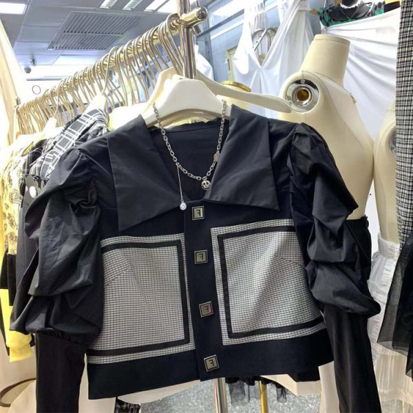 ⁦Women's All Match Trendy Shirts And Tops For Age Reduction⁩ - الصورة ⁦6⁩