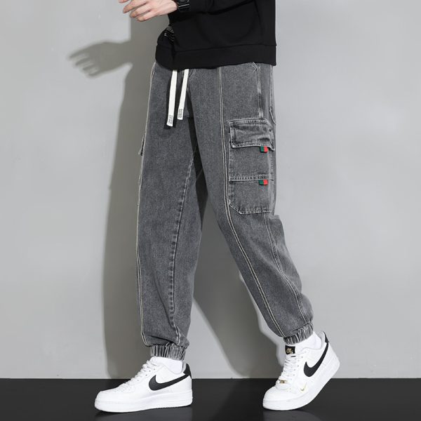 ⁦Retro Workwear Jeans For Men⁩ - الصورة ⁦6⁩