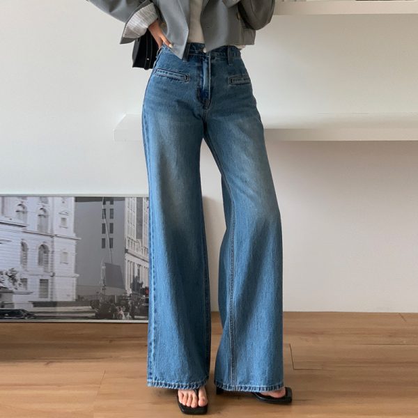 ⁦Retro High Waist Slimming Jeans Women⁩ - الصورة ⁦6⁩