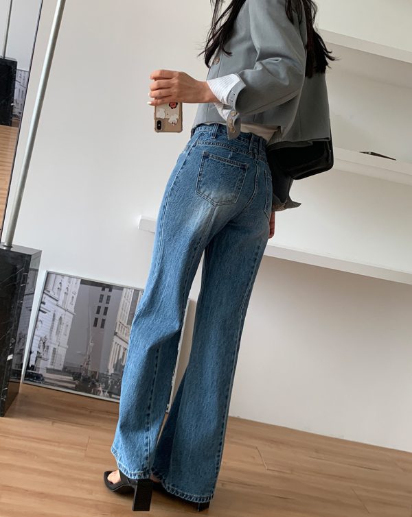 ⁦Retro High Waist Slimming Jeans Women⁩ - الصورة ⁦10⁩