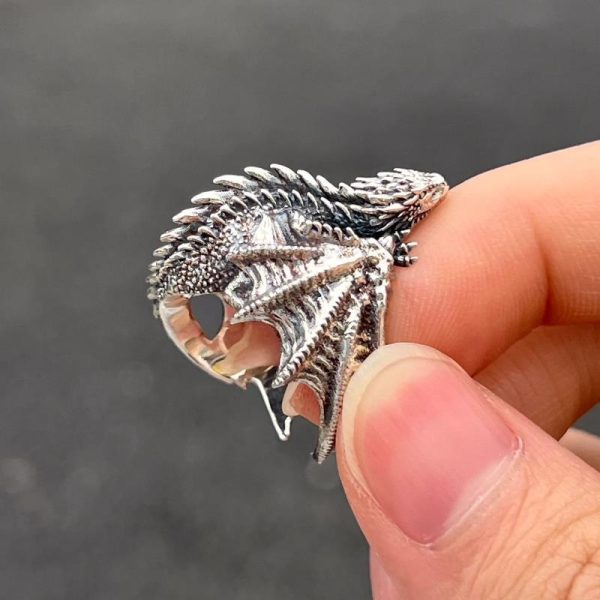 ⁦European And American Retro Minority Forefinger Ring Accessories Men⁩ - الصورة ⁦3⁩