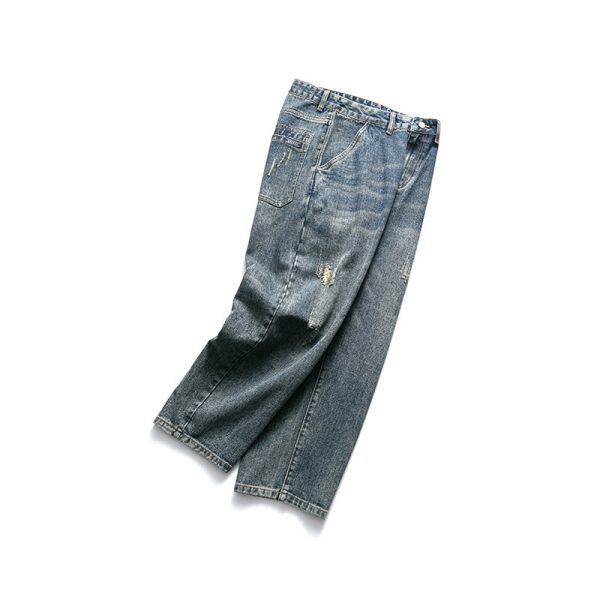 ⁦Fashion Retro Loose Harem Jeans Men⁩ - الصورة ⁦4⁩
