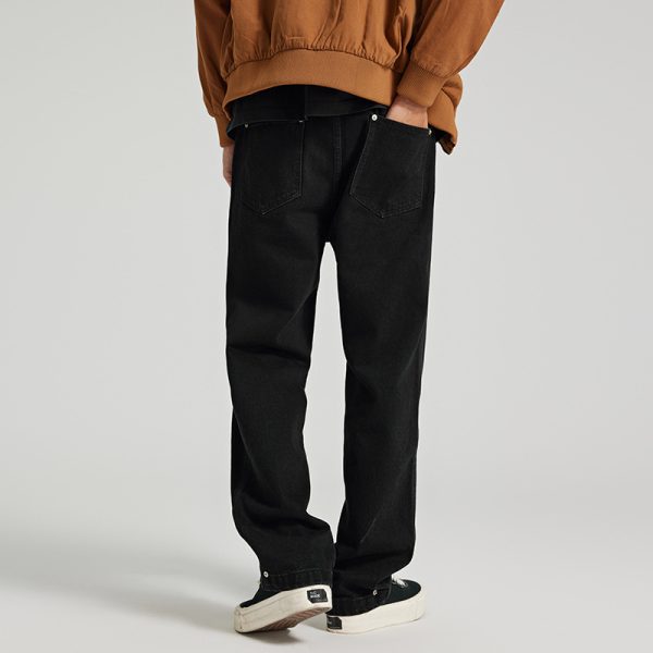 ⁦Straight Loose Jeans For Men⁩ - الصورة ⁦2⁩