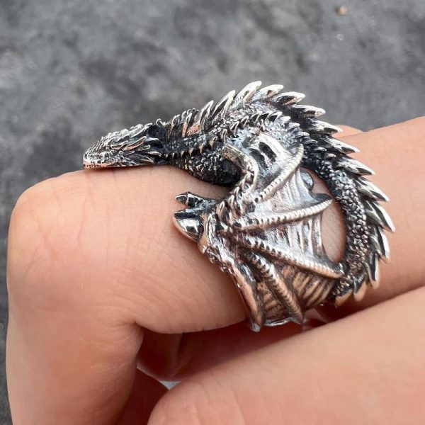 ⁦European And American Retro Minority Forefinger Ring Accessories Men⁩ - الصورة ⁦9⁩