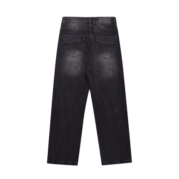 ⁦Fashion Personality American Retro Jeans Men⁩ - الصورة ⁦2⁩