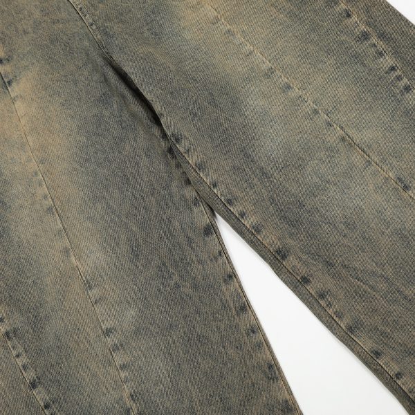 ⁦Washed Jeans Punk Fashion Brand Men⁩ - الصورة ⁦4⁩