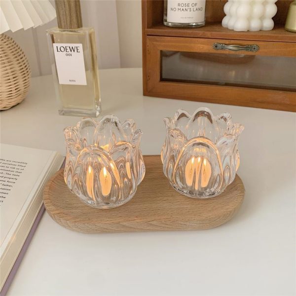 ⁦Tulip Candle Holder Home Decor Ornament⁩ - الصورة ⁦3⁩