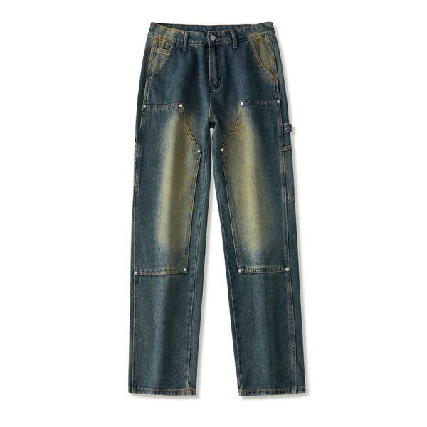 ⁦Vintage Logging Cargo Jeans Men⁩ - الصورة ⁦3⁩