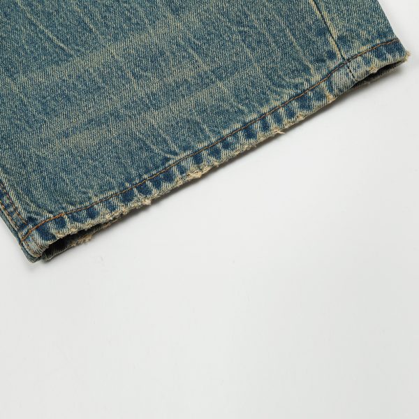 ⁦Retro Distressed Jeans For Men⁩ - الصورة ⁦4⁩