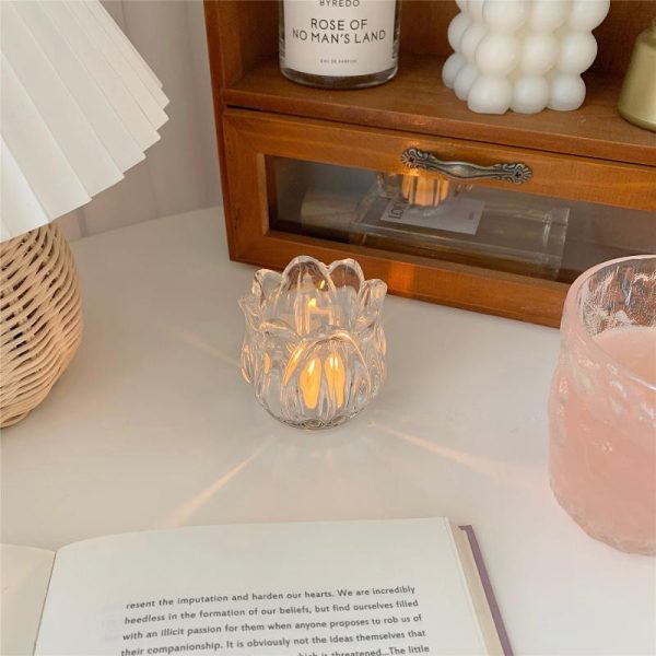 ⁦Tulip Candle Holder Home Decor Ornament⁩ - الصورة ⁦5⁩