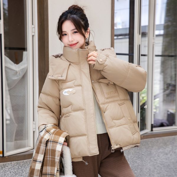 ⁦Women's Candy-colored Cotton-padded Jacket⁩ - الصورة ⁦7⁩