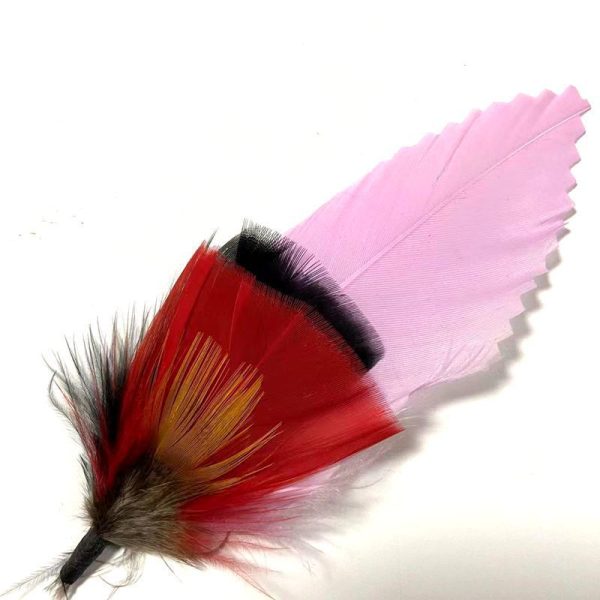 ⁦Small Feather Corsage Hat Flower Accessories⁩ - الصورة ⁦4⁩