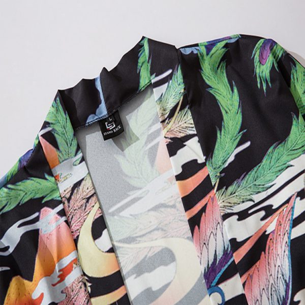 ⁦Sleeve Loose Button-Up Shirts For Men And Women⁩ - الصورة ⁦3⁩