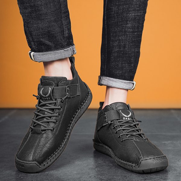 ⁦Fashion Men Sneakers Velcro Flats Shoes High Quality⁩ - الصورة ⁦3⁩