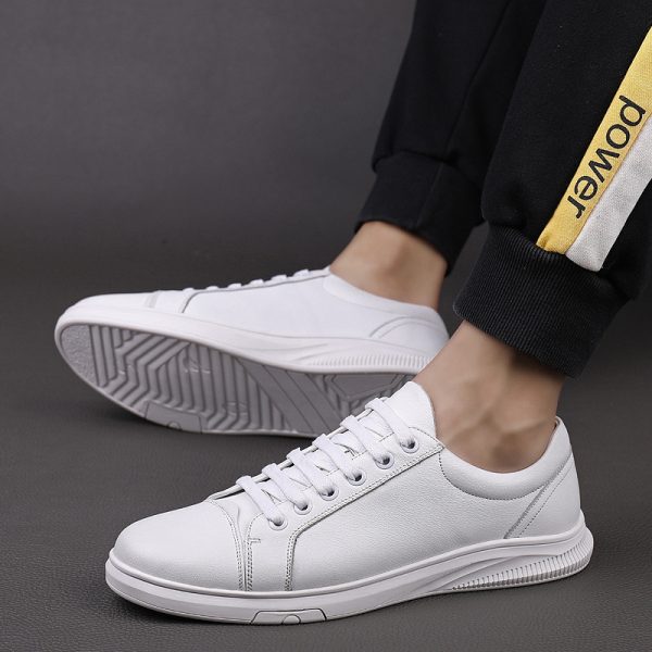 ⁦New Cowhide Board Shoes Men⁩ - الصورة ⁦3⁩