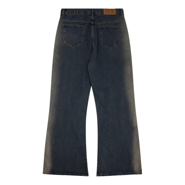 ⁦Fashion Inkjet Zipper Jeans For Men⁩ - الصورة ⁦2⁩