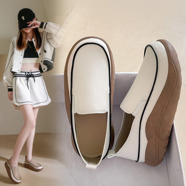 ⁦Women's Loafers Comfortable Slip-on Flats Shoes⁩ - الصورة ⁦8⁩