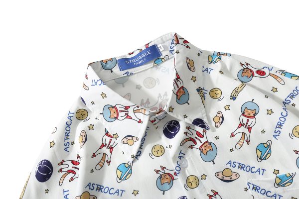 ⁦Funny Cartoon Full Printed Short Sleeve Shirts For Men And Women⁩ - الصورة ⁦2⁩