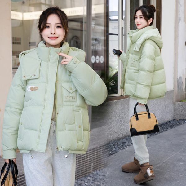 ⁦Women's Candy-colored Cotton-padded Jacket⁩ - الصورة ⁦2⁩