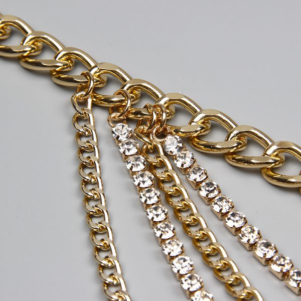 ⁦Summer Jewelry Hot Pants Chain Multilayer Chain Gold Fashion Jeans Hip Hop Punk Street Shooting Accessories Waist Chain Women⁩ - الصورة ⁦4⁩
