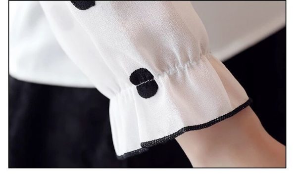 ⁦Women's Shirts Chiffon Bottoming Shirts⁩ - الصورة ⁦6⁩