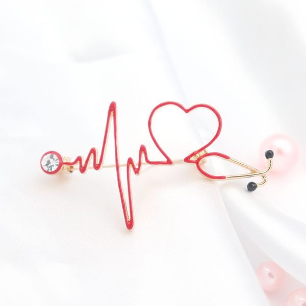 ⁦ECG Oil Drip Brooch Ornament Accessories⁩ - الصورة ⁦8⁩