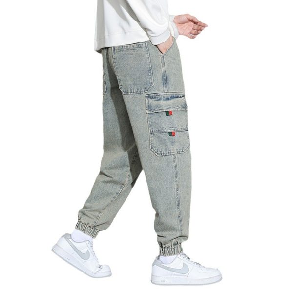 ⁦Retro Workwear Jeans For Men⁩ - الصورة ⁦5⁩