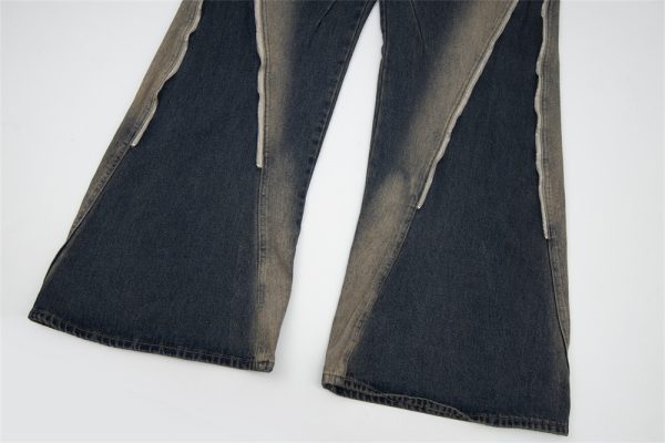 ⁦Fashion Inkjet Zipper Jeans For Men⁩ - الصورة ⁦10⁩